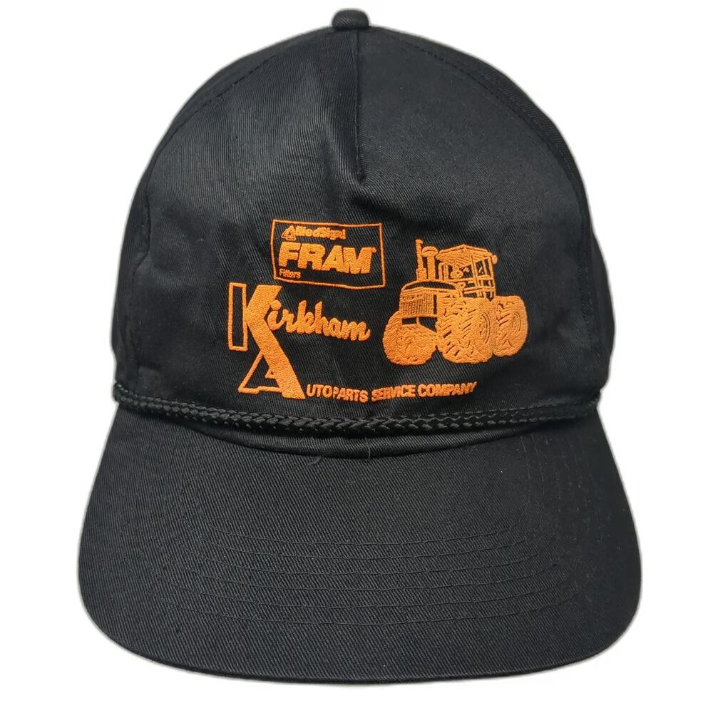 Speedway 5 Panel Black One Size Hat Fram Filters Kirkham Autoparts Tractor Rope